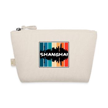 Shanghai Chine Skyline Silhouette Voyage Souvenir - Trousse biologique - nature - Devant
