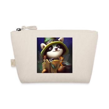 Panda mignon avec des petites fées - Trousse biologique - nature - Devant