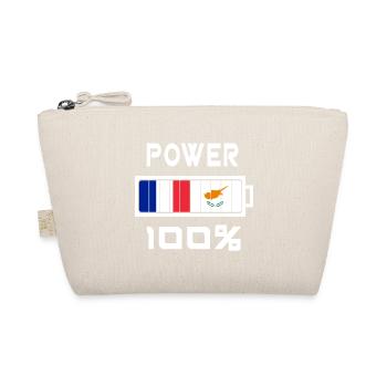 Cyprus and France Power 100% - Organic Pouch - nature - Front