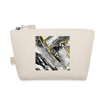 Marble Black Gold Natural Stone - Organic Pouch - nature - Front