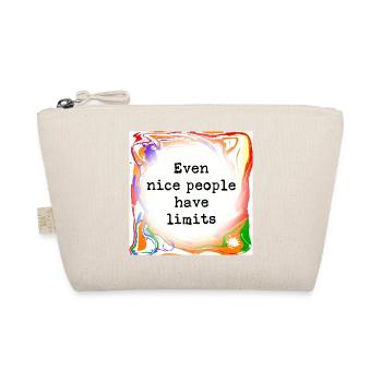 We all have limits - Organic Pouch - nature - Front