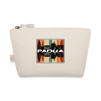 Padua Italien Skyline Silhouette Reise Souvenir - Bio-Täschchen - Natur - Vorne