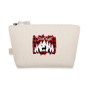 Silent Night Christmas Gift - Organic Pouch - nature - Front