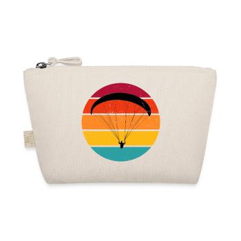 Paragliding Paragleiten Herren Damen Paraglider - Bio-Täschchen - Natur - Vorne