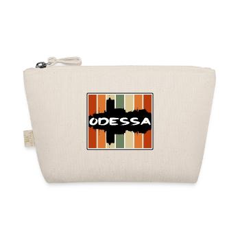 Odessa Ukraine Skyline Silhouette Reise Souvenir - Bio-Täschchen - Natur - Vorne
