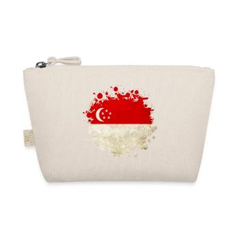 Singapore flag design - Organic Pouch - nature - Front