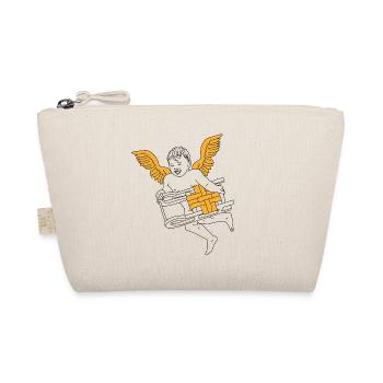 Anges avec traîneau Noël - Trousse biologique - nature - Devant