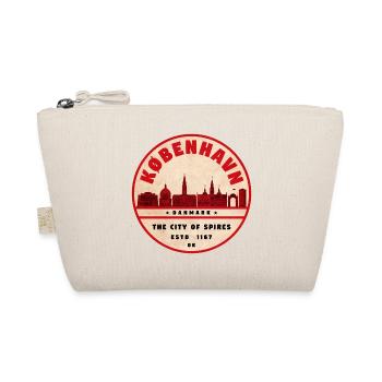 København Retro City Silhouette - Organic Pouch - nature - Front
