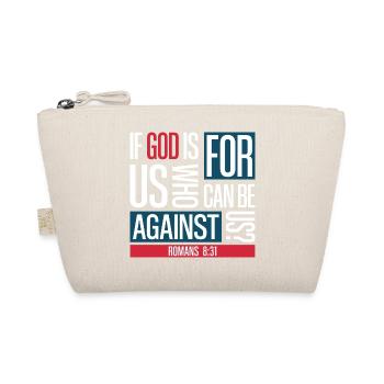 God for us (dark) - Organic Pouch - nature - Front