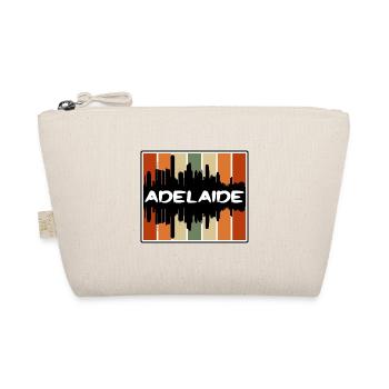 Adelaide Australia Skyline Silhouette Travel Souve - Organic Pouch - nature - Front