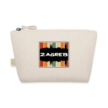 Zagreb Croatie Skyline Silhouette Souvenir de voyage - Trousse biologique - nature - Devant