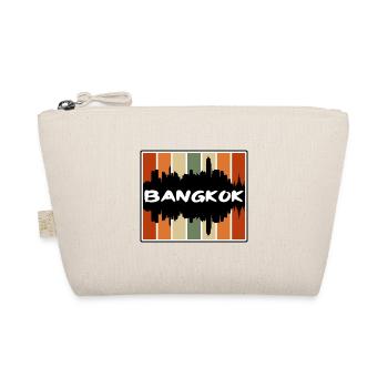 Bangkok Thailand Skyline Silhouette Travel Souveni - Organic Pouch - nature - Front