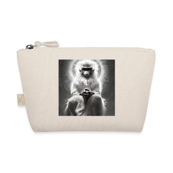 Serie: Wise Monkey - Bio-Täschchen - Natur - Vorne