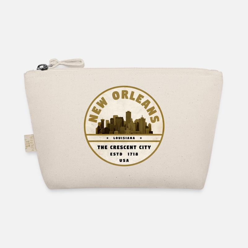 Badge vintage de la Skyline de la Nouvelle-Orléans Trousse biologique