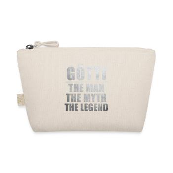 Götti the man the myth the legend - Organic Pouch - nature - Front