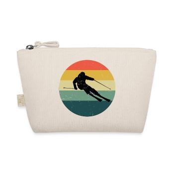 Women's skiing Skiing Skiers Men - Organic Pouch - nature - Front