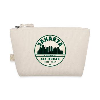 Insigne vintage de la ligne de la ligne de Jakarta - Trousse biologique - nature - Devant