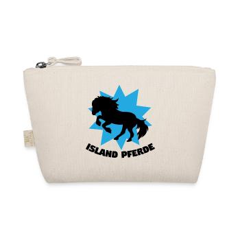 Reiten Islandpferde Haflinger Statement Pferde - Bio-Täschchen - Natur - Vorne