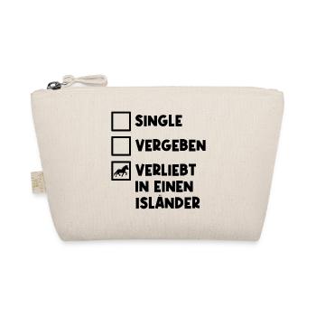 Islandpferde Isländer Pferdeliebe Statement Pferde - Bio-Täschchen - Natur - Vorne