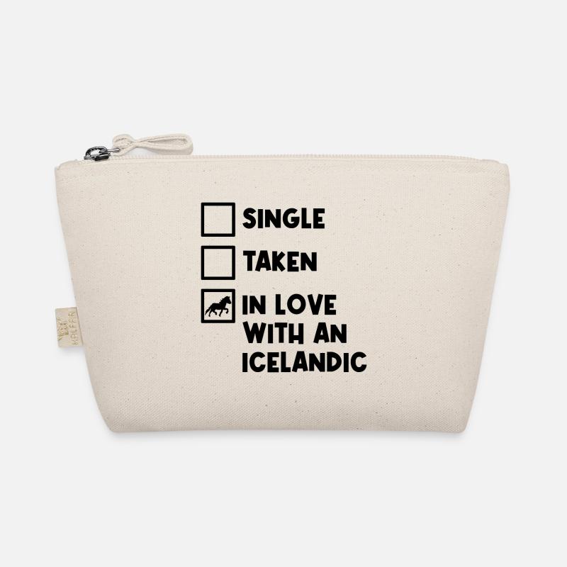 Pferdeliebe Haflinger Icelandic Horses Statement Organic Pouch