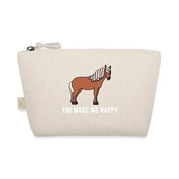 Icelandic Horses Statement Horse Love Cool Horses - Organic Pouch - nature - Front