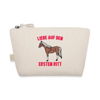 Cool Pferde Reiten Statement Islandpferde Ross - Bio-Täschchen - Natur - Vorne