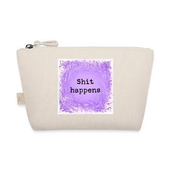 Shit happens - Organic Pouch - nature - Front