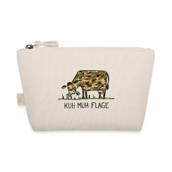 Kuh Muh Flage - Bio-Täschchen - Natur - Vorne