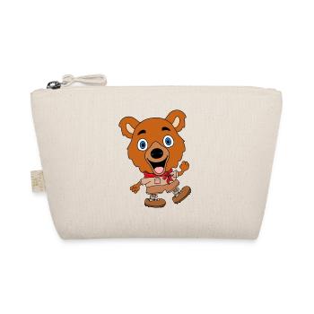 BÄR - TEDDY - TEDDYBÄR - WANDERN - BERGE - TIER - Bio-Täschchen - Natur - Vorne
