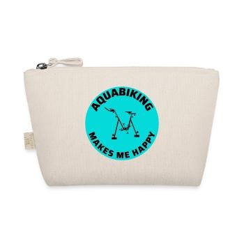 Aqua Cycling Swimming Pool Fitness Training Coach - Organic Pouch - nature - Front