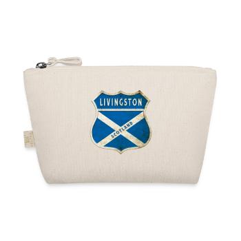 Livingston Scotland flag crest design - Organic Pouch - nature - Front