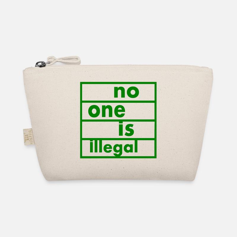 No one is illegal Bio-Täschchen