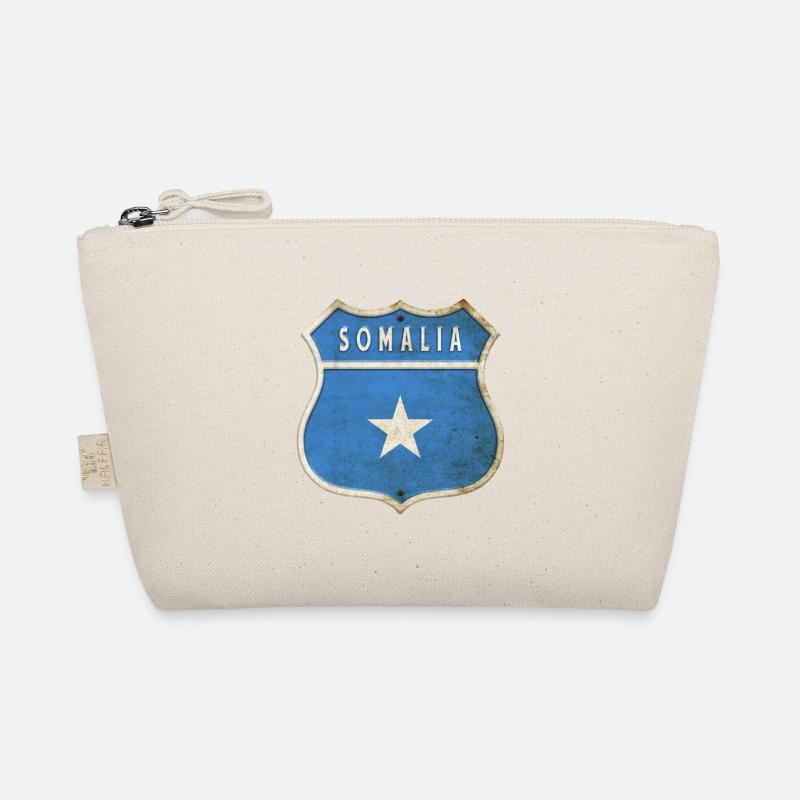 Somalia Wappen Flaggen Design - Bio-Täschchen - Natur