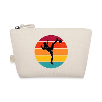 Fussball Damen Fussballtennis Futnet Herren - Bio-Täschchen - Natur - Vorne
