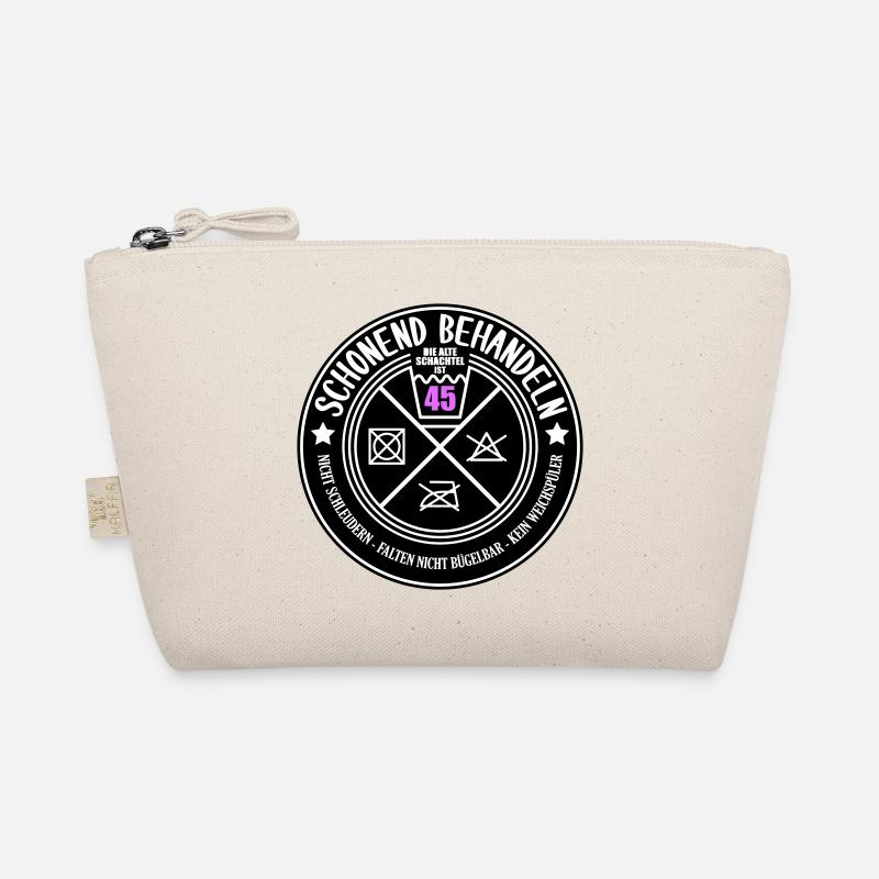 Schonend behandeln Schachtel 45 | Farben änderbar Bio-Täschchen