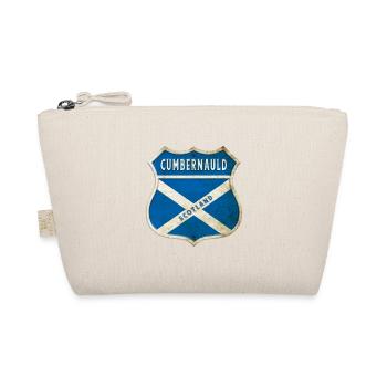 Cumbernauld Scotland coat of arms flag design - Organic Pouch - nature - Front