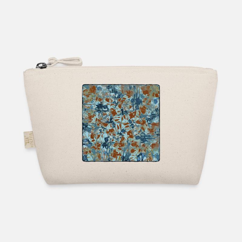 Abstraktes Camouflage Muster Bio-Täschchen