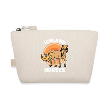 Chevaux arabes amoureux des chevaux chevaux islandais trot dicton - Trousse biologique - nature - Devant
