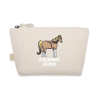 Horse Love Horses Horse Fan Icelandic Horses Saying - Organic Pouch - nature - Front