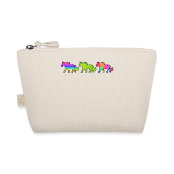 Pferde Galopp Fohlen Islandpferde Pferdeliebe - Bio-Täschchen - Natur - Vorne