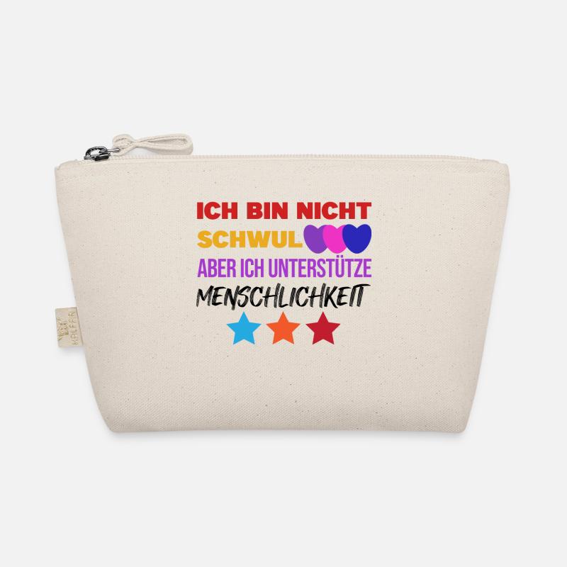 Lesbisch Lgbt Gleichberechtigung Statement Herz Bio-Täschchen