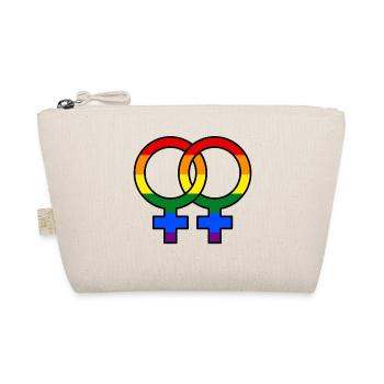 Same-sex marriage LGBT relationship pride - Organic Pouch - nature - Front
