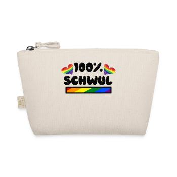 Herz Lgbt Schwul Statement Rechte Homosexueller - Bio-Täschchen - Natur - Vorne