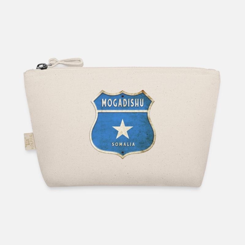 Mogadischu Somalia Wappen Flaggen Design - Bio-Täschchen - Natur