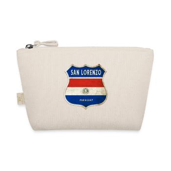 San Lorenzo Paraguay coat of arms flag design - Organic Pouch - nature - Front