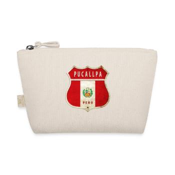 Pucallpa Peru coat of arms flag design - Organic Pouch - nature - Front
