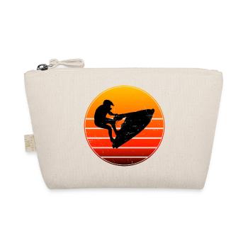 Men's Jetski Riding Jet Ski Water Sports Women - Organic Pouch - nature - Front
