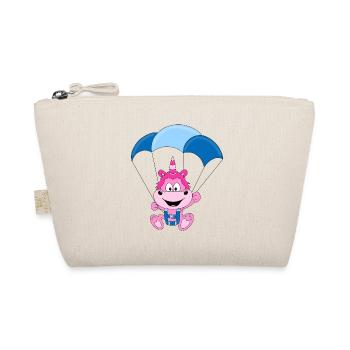 EINHORN - FALLSCHIRM - FALLSCHIRMSPRINGEN - FUN - Bio-Täschchen - Natur - Vorne