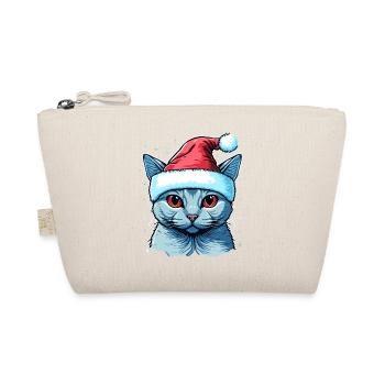 Stunning Advent kitten drawing, the ideal - Organic Pouch - nature - Front
