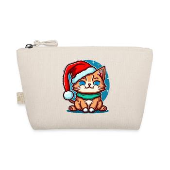 Pretty Advent kitten drawing for all kitten lovers - Organic Pouch - nature - Front